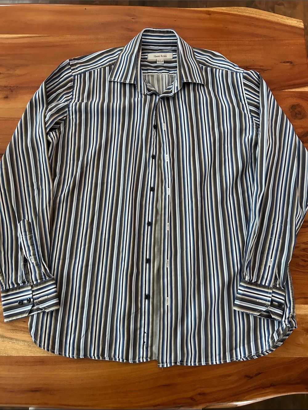 Harry Rosen Striped 💯 SOFT cotton men’s size large